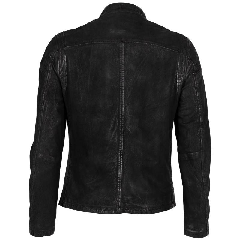 Geaca de Piele Barbati Mauritius Neagra GMJenko – Geci de Piele Geaca de Piele Barbati Mauritius Neagra GMJenko – Geci de Piele