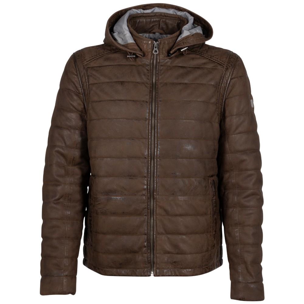 Geaca de Piele Barbati Mauritius Maro Inchis GMLyman Geaca de Piele Barbati Mauritius Maro Inchis GMLyman - readytowear.ro