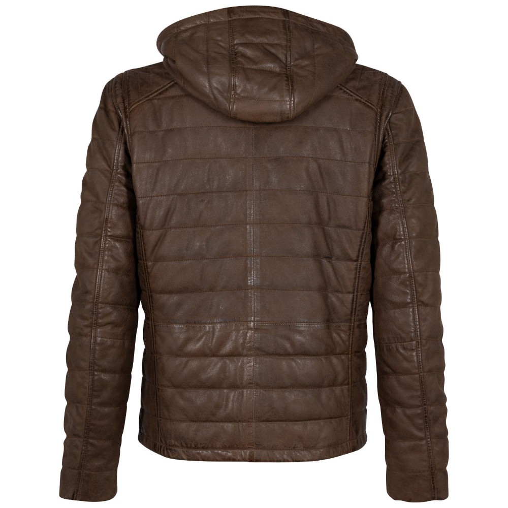 Geaca de Piele Barbati Mauritius Maro Inchis GMLyman Geaca de Piele Barbati Mauritius Maro Inchis GMLyman - readytowear.ro