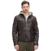 Geaca de Piele Barbati Mauritius Castanie GMRayco Geaca de Piele Barbati Mauritius Castanie GMRayco - readytowear.ro