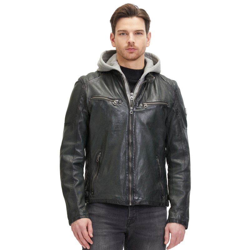 Geaca de Piele Barbati Mauritius Verde Inchis GMRayco – Black Friday Geaca de Piele Barbati Mauritius Verde Inchis GMRayco – Black Friday