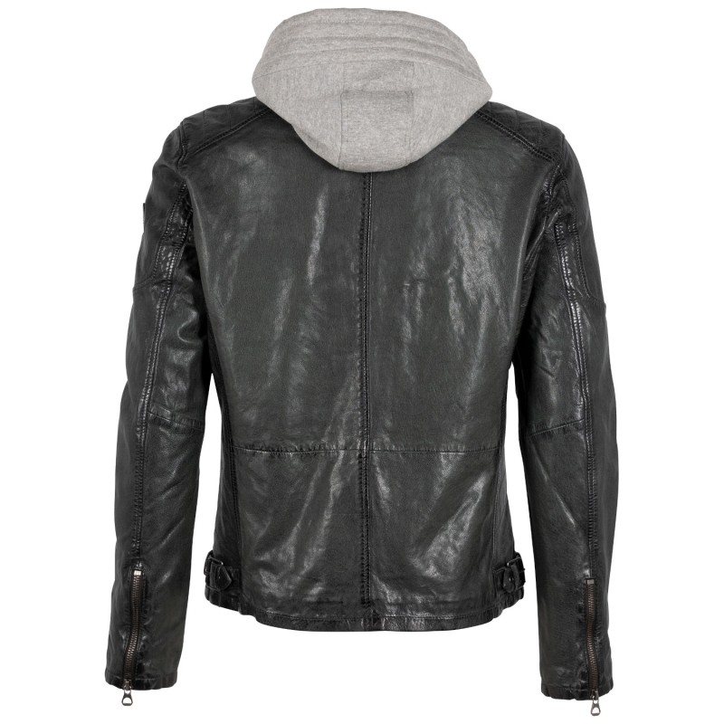 Geaca de Piele Barbati Mauritius Verde Inchis GMRayco – Geci de Piele