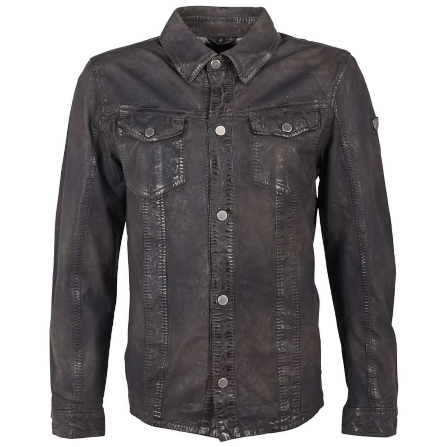 Camasa de Piele Barbati Mauritius Verde GMSedro – Camasi din Piele