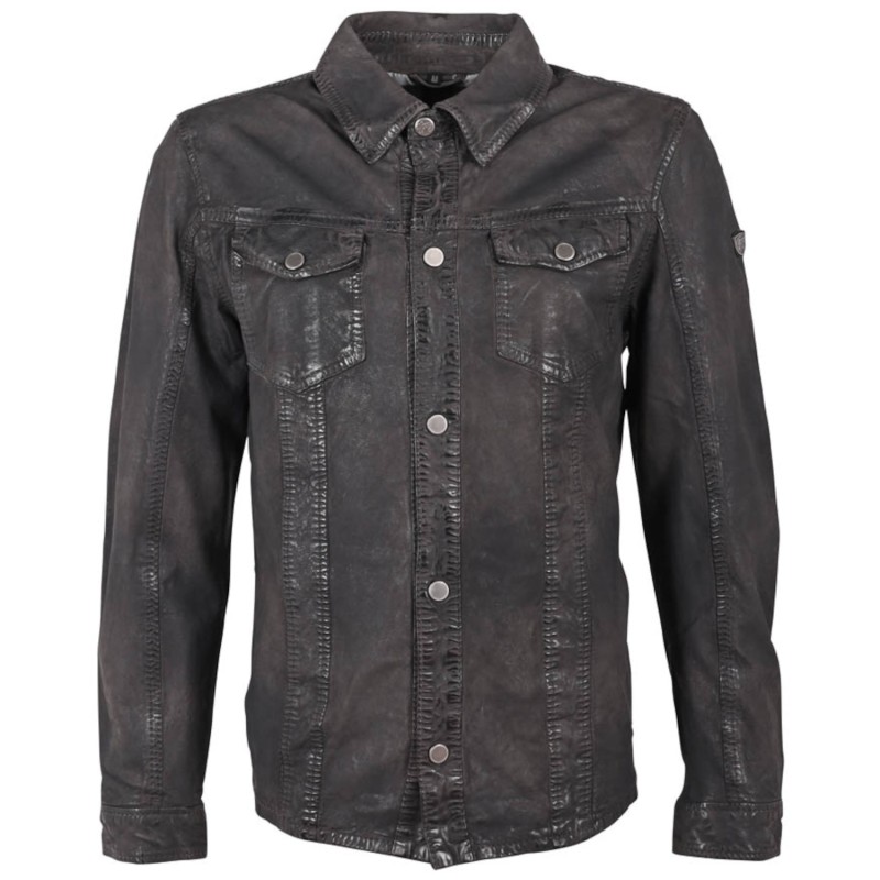 Camasa de Piele Barbati Mauritius Verde GMSedro – Camasi din Piele