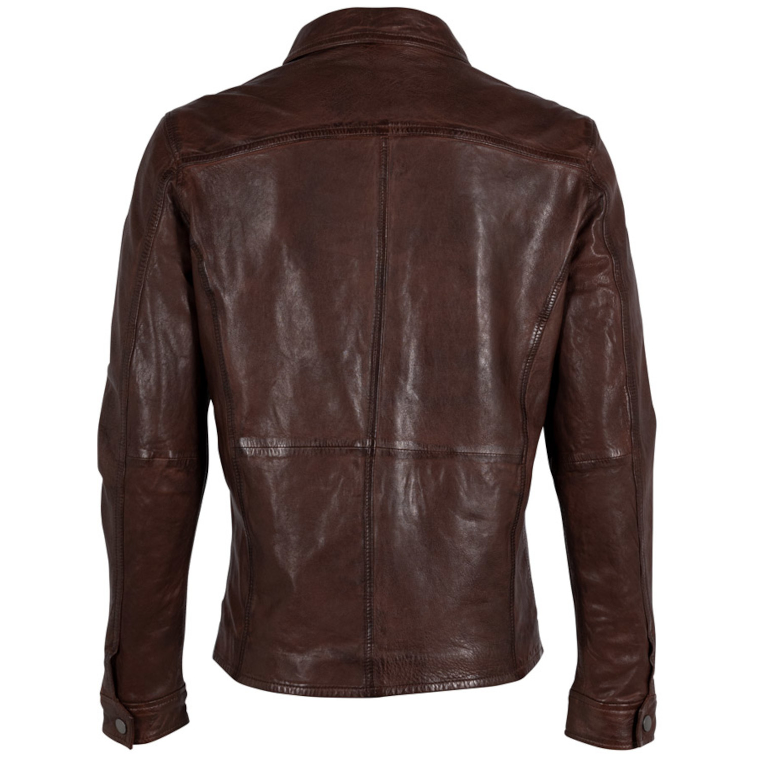 Camasa de Piele Barbati Mauritius Castanie GMSedro – Black Friday