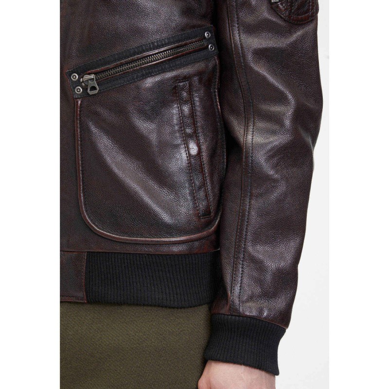 Geaca de Piele Barbati Mauritius Maro GMStarpilot – STOC Geaca de Piele Barbati Mauritius Maro GMStarpilot – STOC