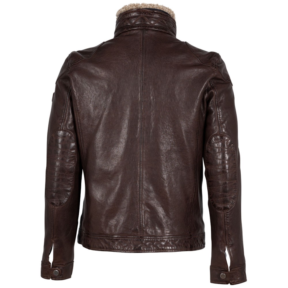 Geaca de Piele Barbati Mauritius Maro Rosiatic GMTalton Geaca de Piele Barbati Mauritius Maro Rosiatic GMTalton - readytowear.ro