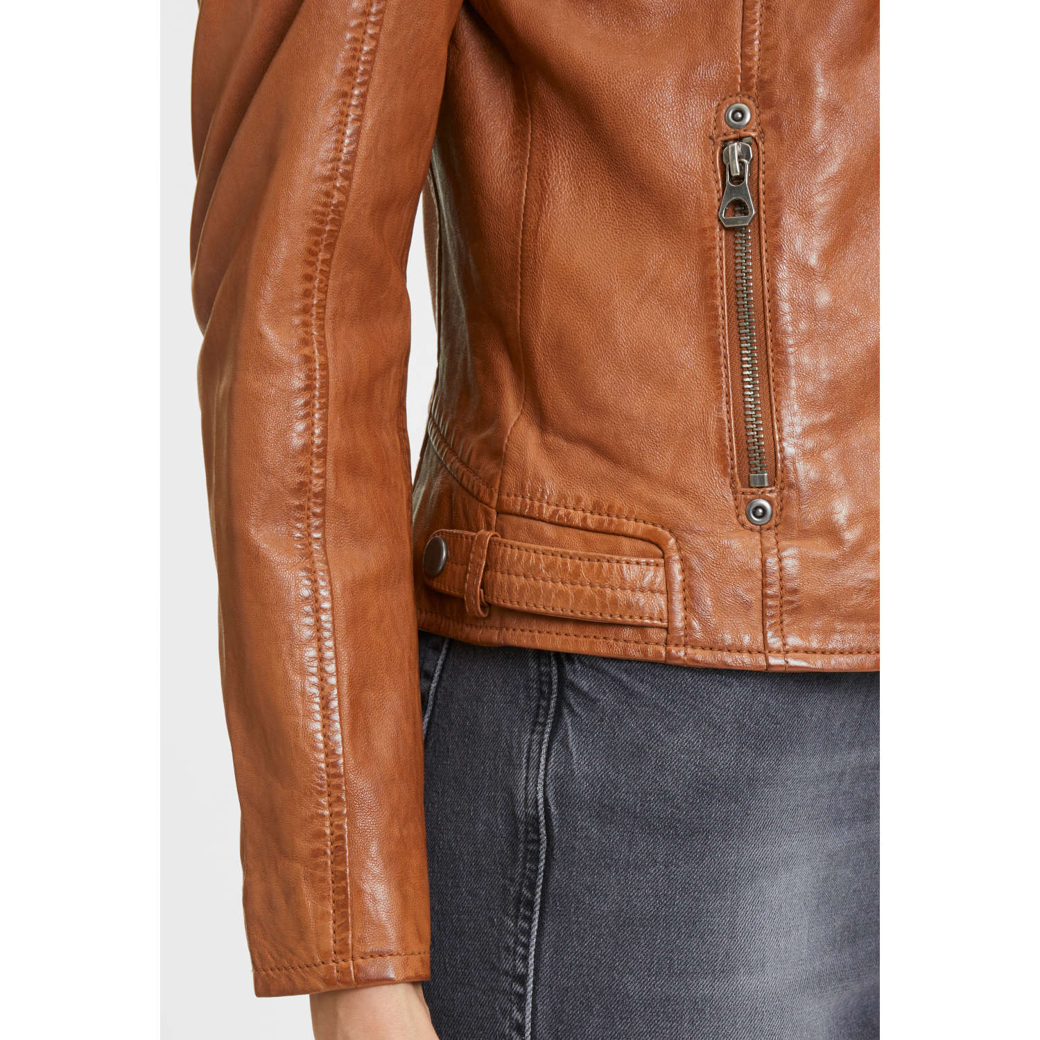 Geaca de Piele Dama Mauritius Coniac GWAlice – Black Friday Geaca de Piele Dama Mauritius Coniac GWAlice – Black Friday