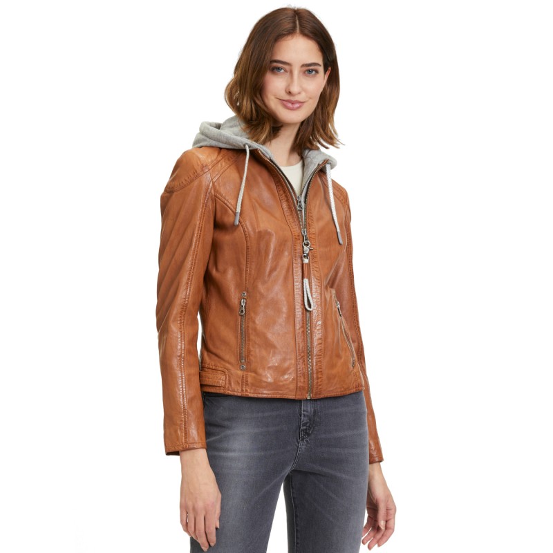 Geaca de Piele Dama Mauritius Coniac GWAlice – Black Friday