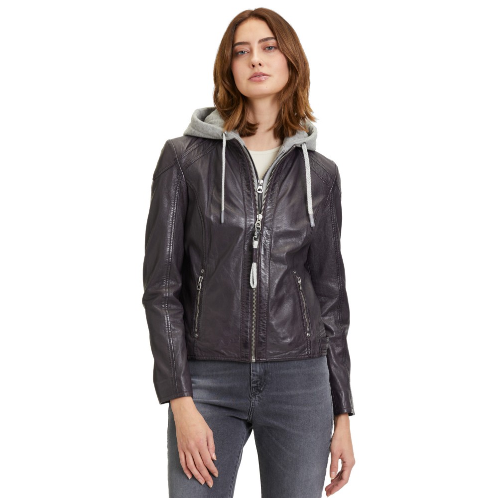 Geaca de Piele Dama Mauritius Mov Inchis GWAlice – Black Friday Geaca de Piele Dama Mauritius Mov Inchis GWAlice – Black Friday