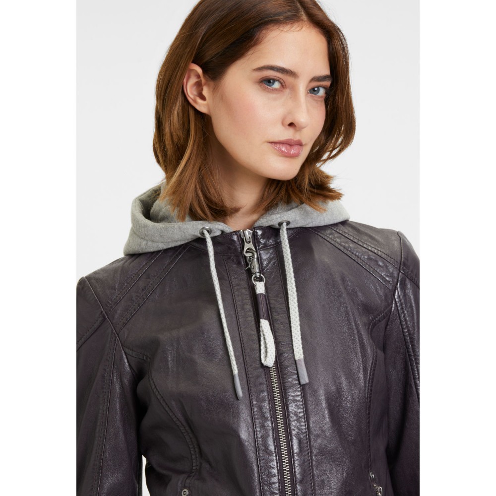 Geaca de Piele Dama Mauritius Mov Inchis GWAlice – Black Friday Geaca de Piele Dama Mauritius Mov Inchis GWAlice – Black Friday