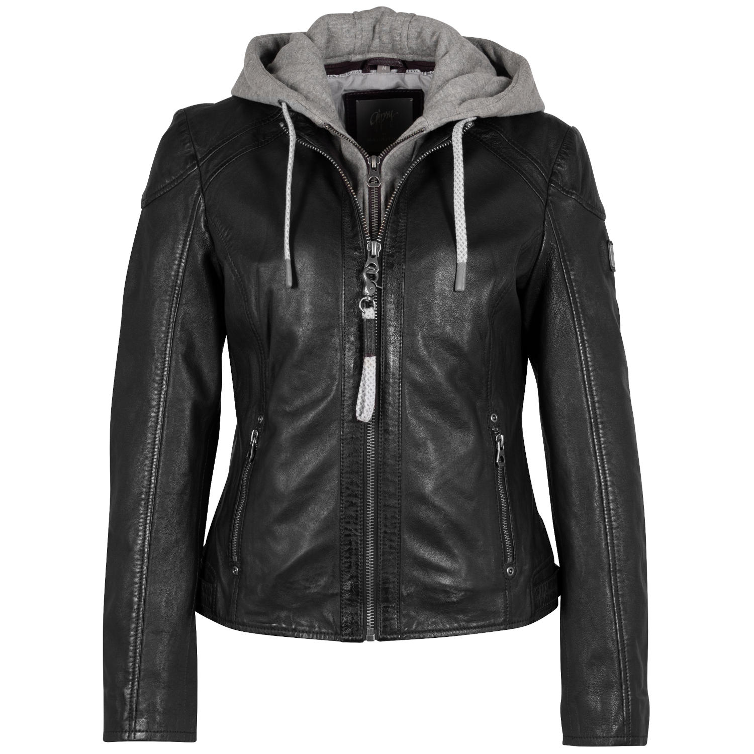 Geaca de Piele Dama Mauritius Neagra GWAlice – Geci de Piele