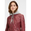 Geaca de Piele Dama Mauritius Rosu Inchis GWAlice – Black Friday