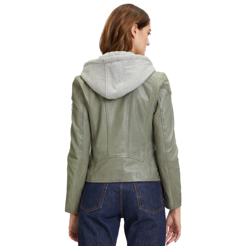 Geaca de Piele Dama Mauritius Verde Deschis GWAlice – Geci de Piele