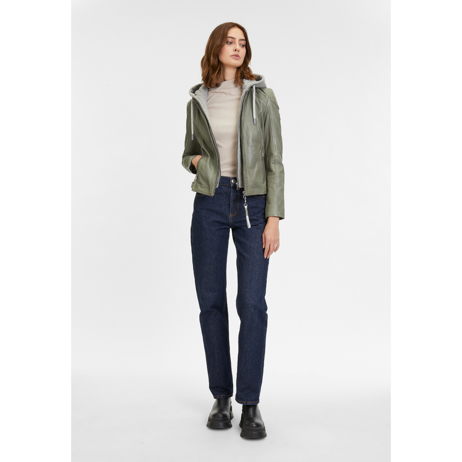 Geaca de Piele Dama Mauritius Verde Deschis GWAlice – Geci de Piele Geaca de Piele Dama Mauritius Verde Deschis GWAlice – Geci de Piele