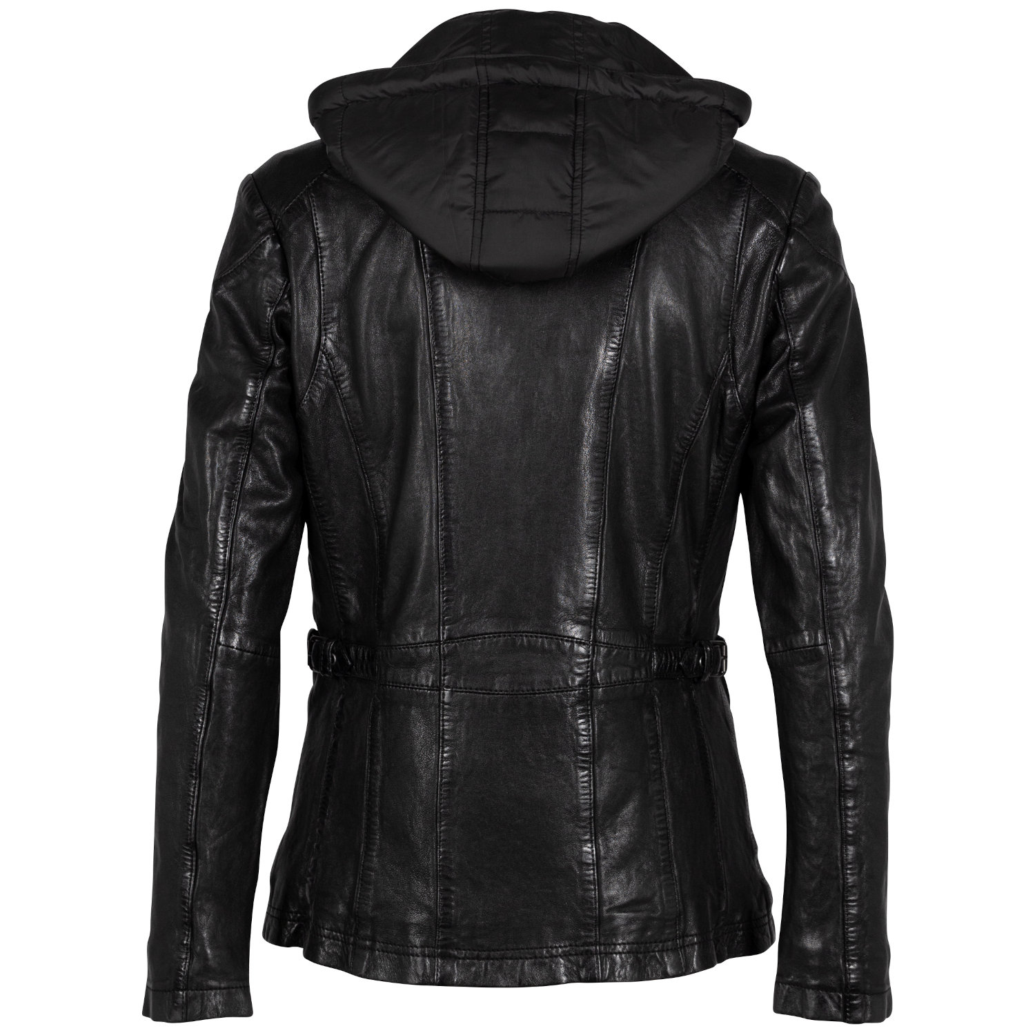 Geaca de Piele Dama Mauritius Neagra GWAllmut – Geci de Piele