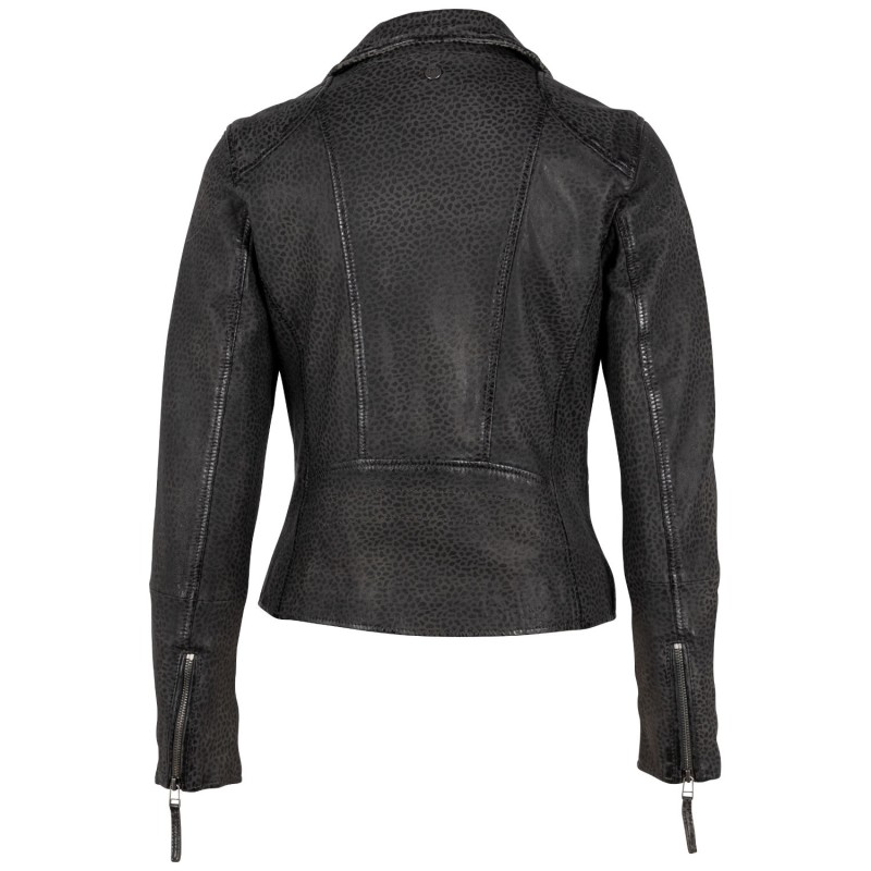 Geaca de Piele Dama Mauritius Antracit GWAnimala – Black Friday