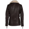 Geaca Lunga de Piele Dama Mauritius Maro Inchis GWCeliane Geaca Lunga de Piele Dama Mauritius Maro Inchis GWCeliane - readytowear.ro