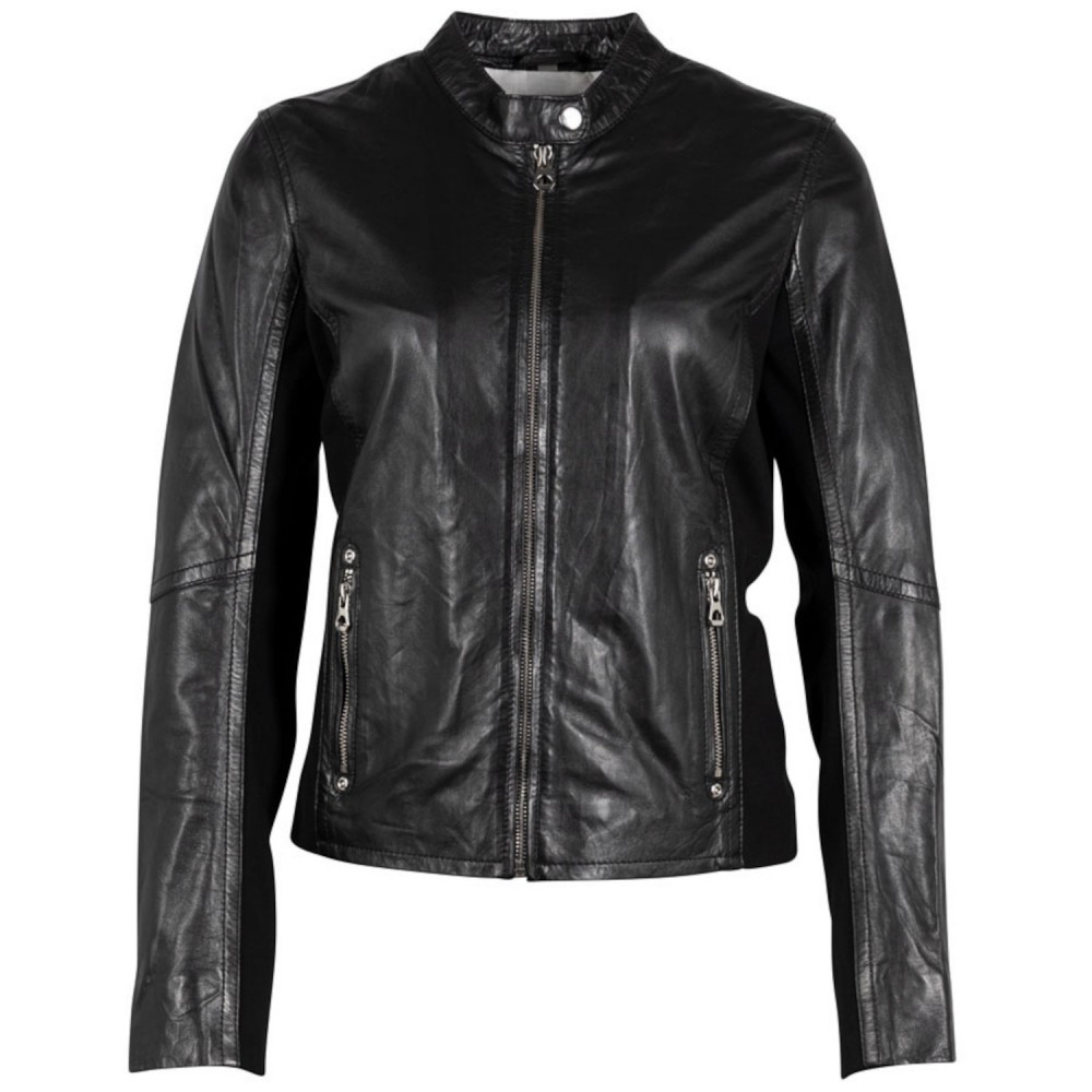 Geaca de Piele Dama Mauritius Neagra GWClair Geaca de Piele Dama Mauritius Neagra GWClair - readytowear.ro