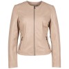 Geaca de Piele Dama Mauritius Bej GWEeli Geaca de Piele Dama Mauritius Bej GWEeli - readytowear.ro