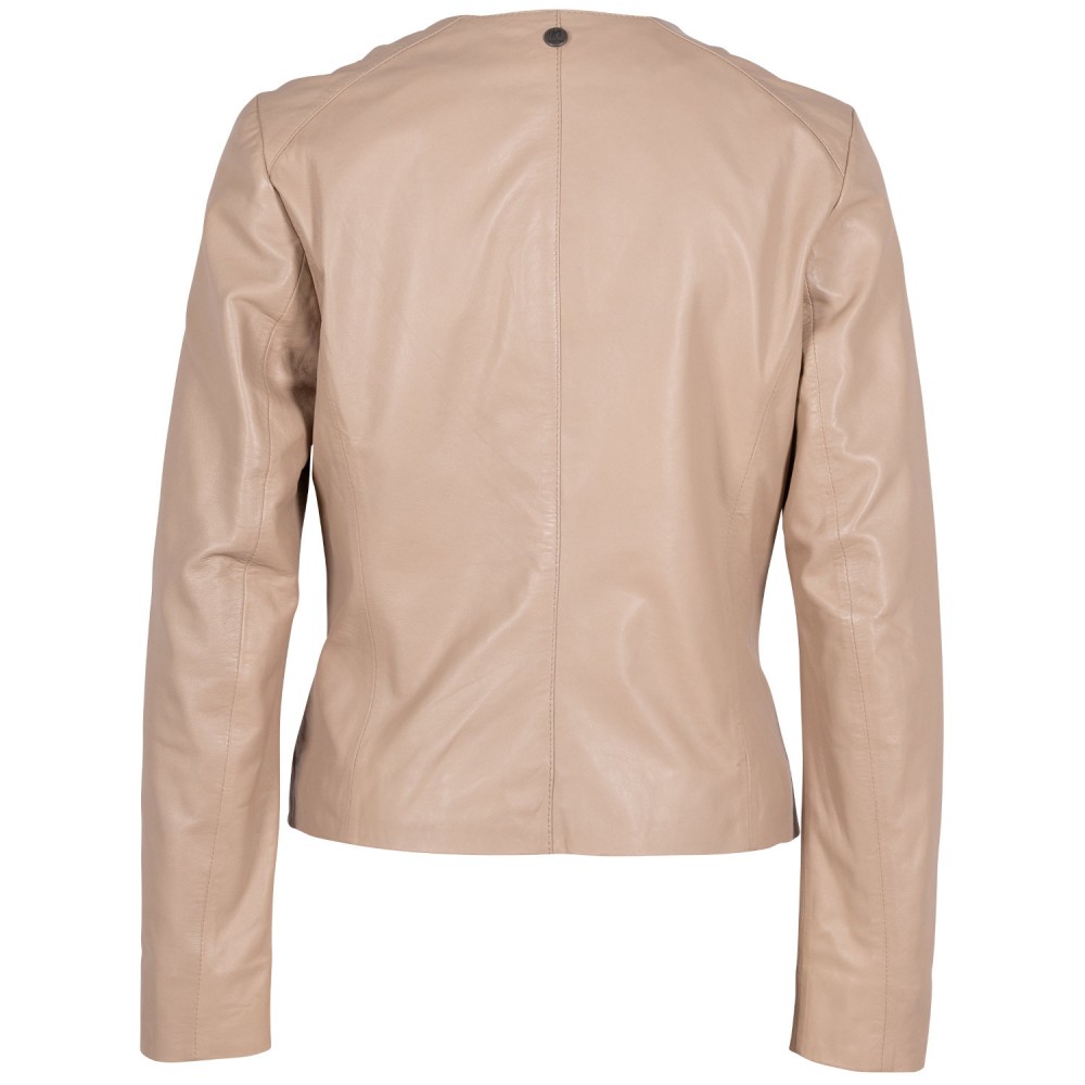 Geaca de Piele Dama Mauritius Bej GWEeli Geaca de Piele Dama Mauritius Bej GWEeli - readytowear.ro