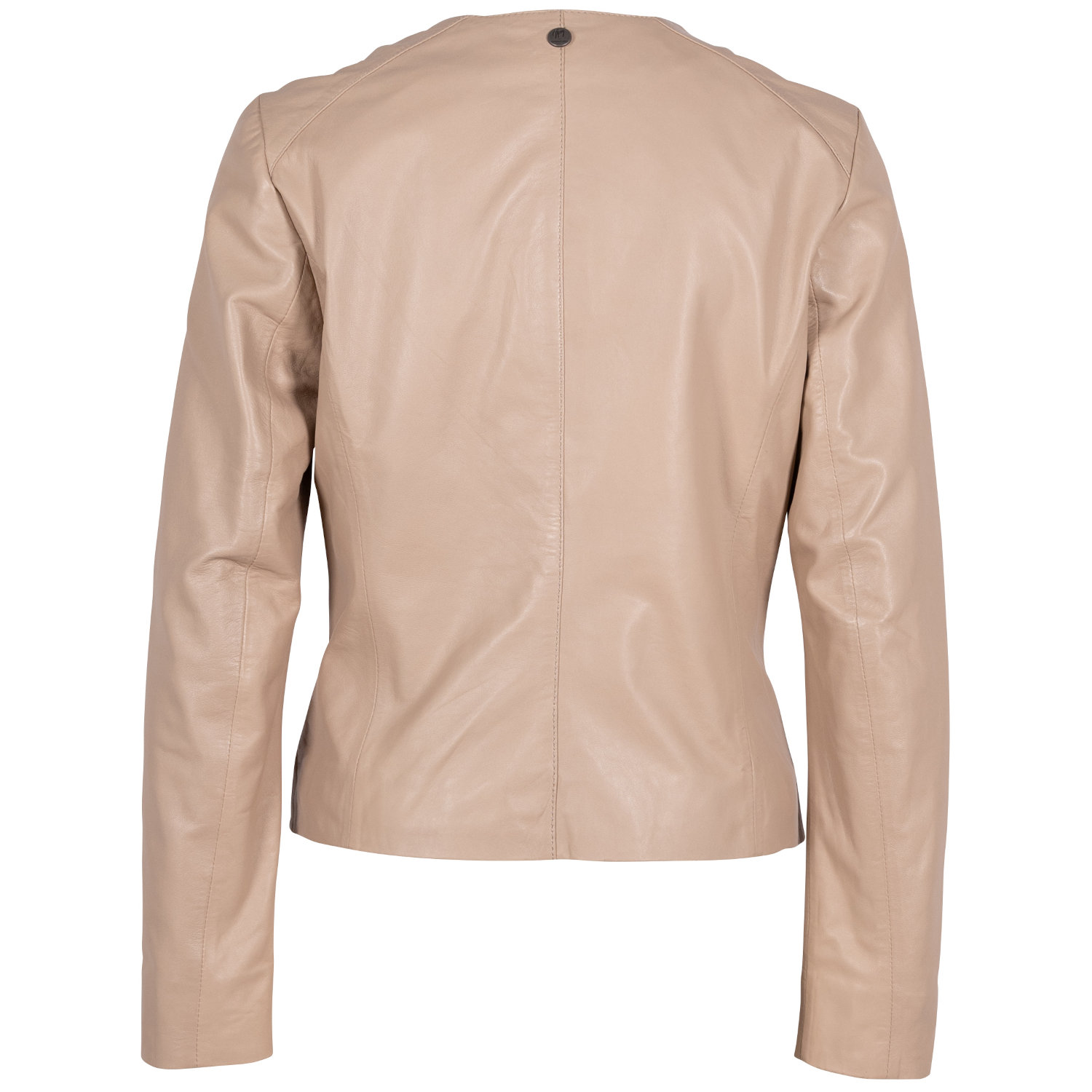 Geaca de Piele Dama Mauritius Bej GWEeli – Geci de Piele