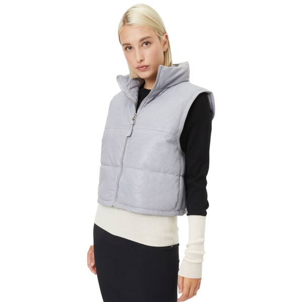 Vesta de Piele Dama Mauritius Albastru Deschis GWEllice – Veste de Piele — fotografia 1
