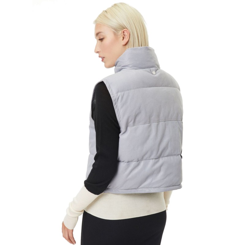 Vesta de Piele Dama Mauritius Albastru Deschis GWEllice – Veste de Piele