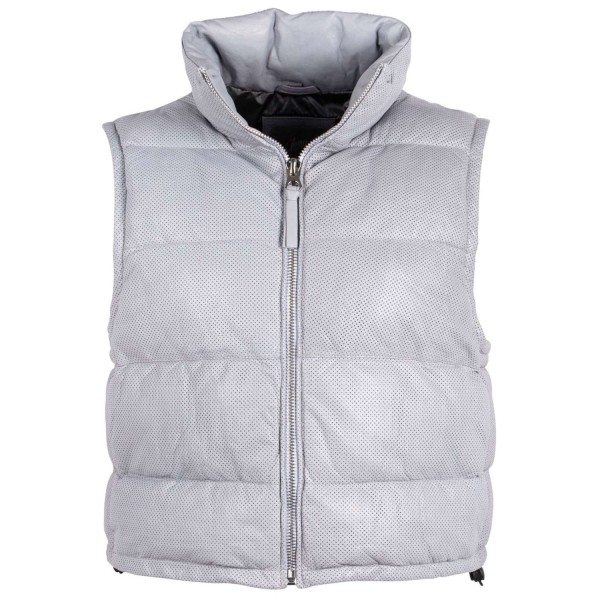 Vesta de Piele Dama Mauritius Albastru Deschis GWEllice – Veste de Piele — fotografia 3