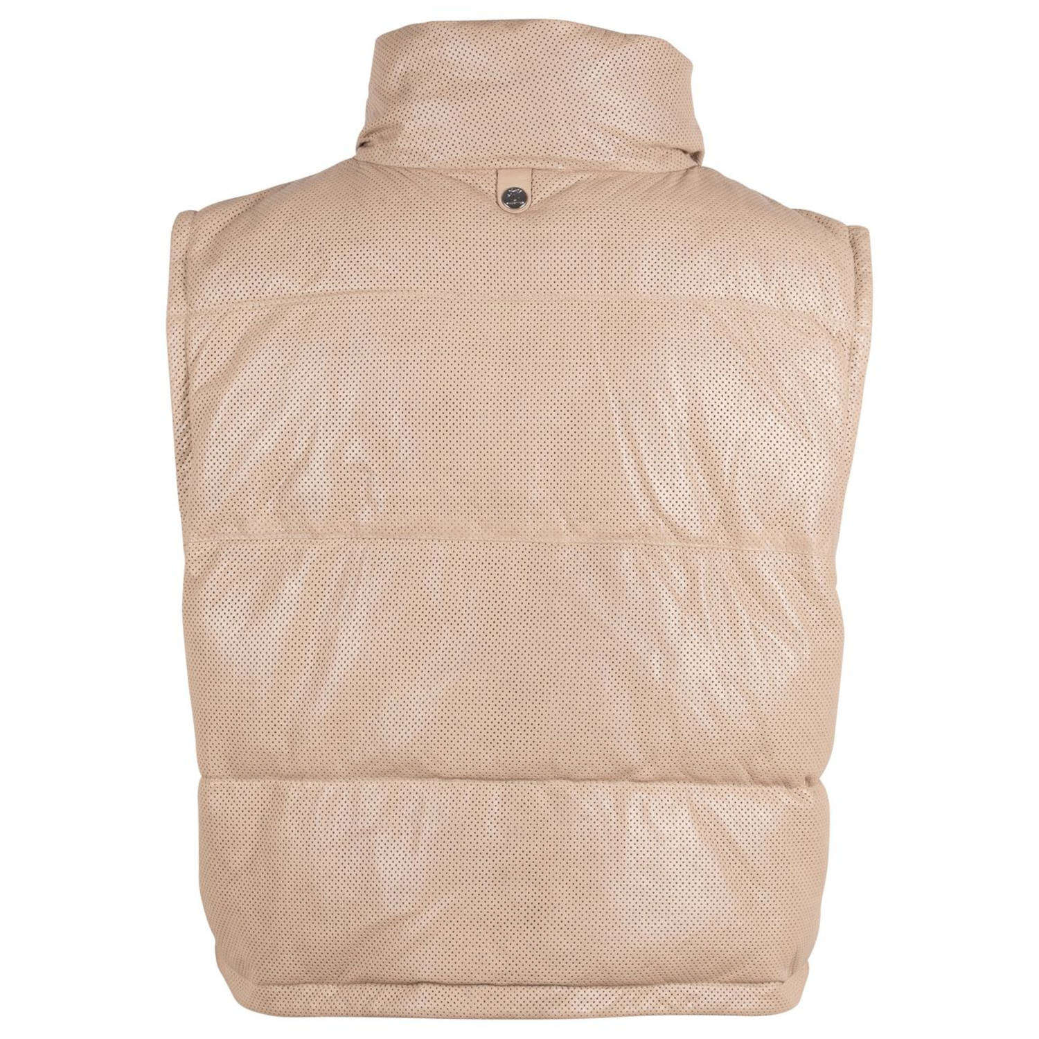 Vesta de Piele Dama Mauritius Bej Deschis GWEllice – Veste de Piele