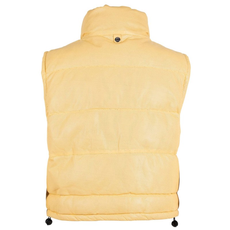 Vesta de Piele Dama Mauritius Galben Deschis GWEllice – Black Friday