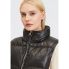 Vesta de Piele Dama Mauritius Neagra GWEllice Vesta de Piele Dama Mauritius Neagra GWEllice - readytowear.ro