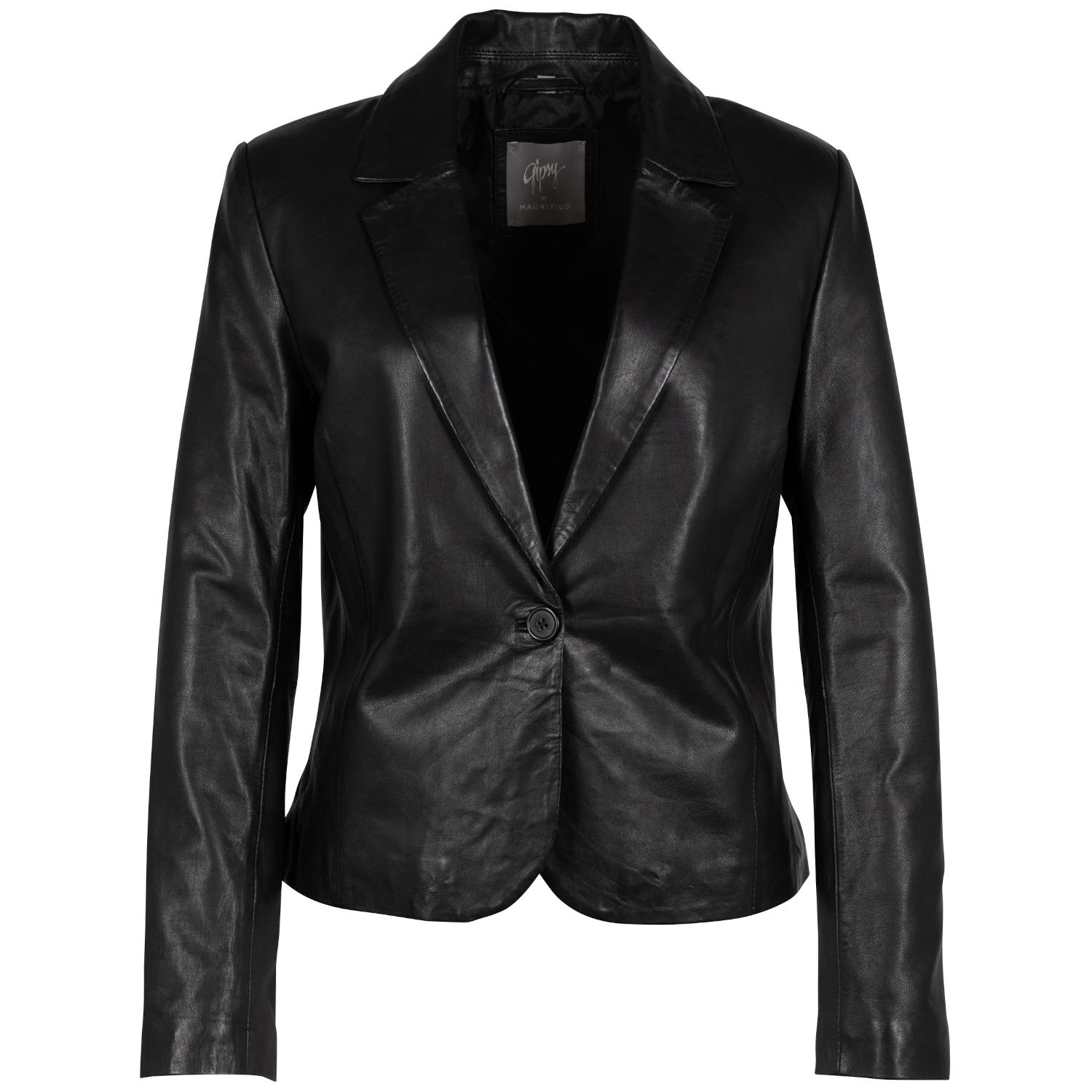 Geaca de Piele Dama Mauritius Neagra GWEvelinn – Geci de Piele