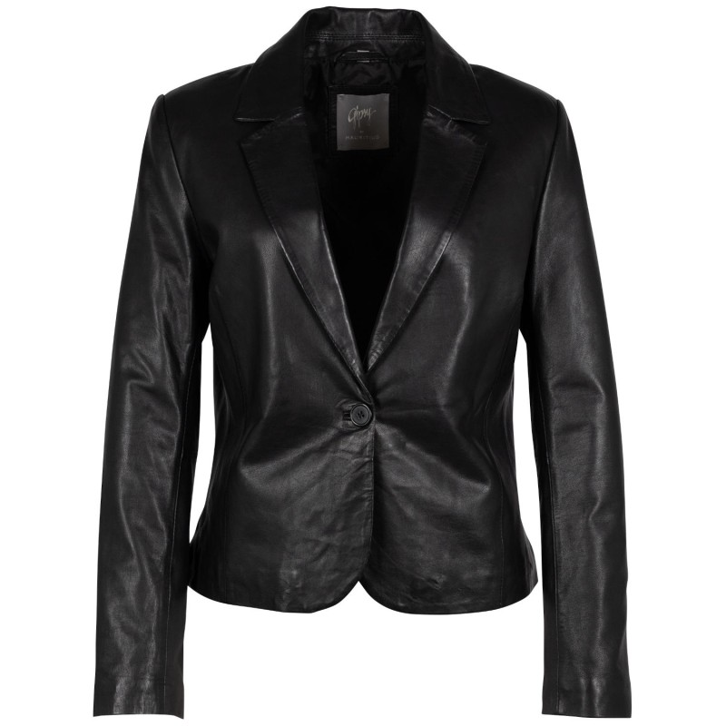 Geaca de Piele Dama Mauritius Neagra GWEvelinn – Black Friday Geaca de Piele Dama Mauritius Neagra GWEvelinn – Black Friday