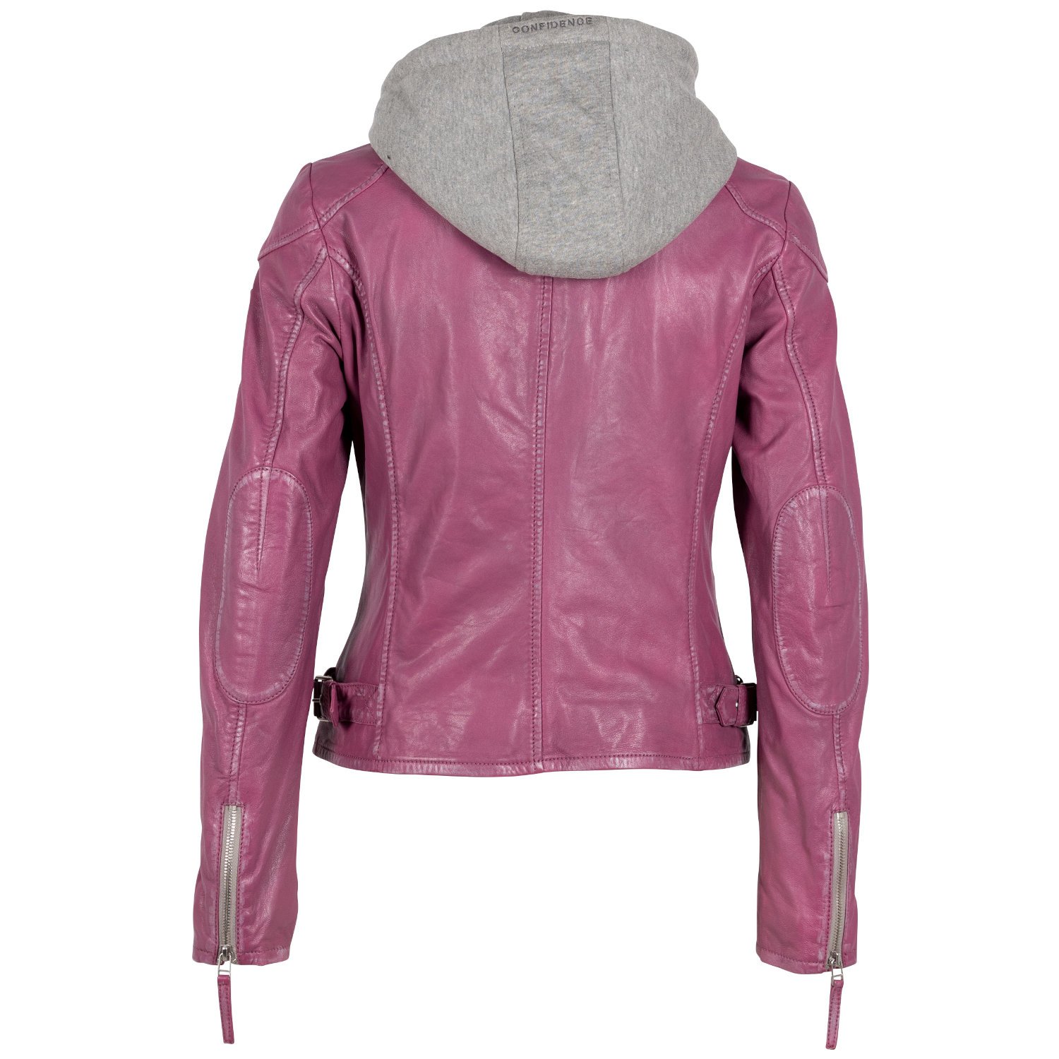 Geaca de Piele Dama Mauritius Roz Inchis GWFahira – Black Friday