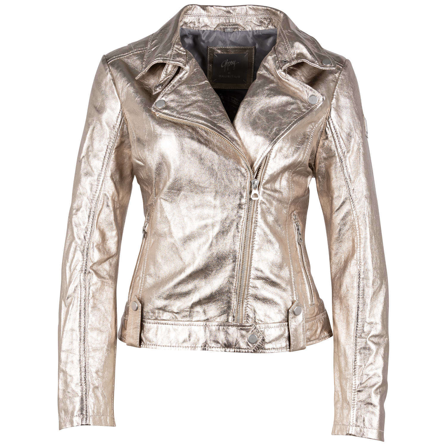 Geaca de Piele Dama Mauritius Argintiu Antic Metalizat GWFaible – Geci de Piele Geaca de Piele Dama Mauritius Argintiu Antic Metalizat GWFaible – Geci de Piele
