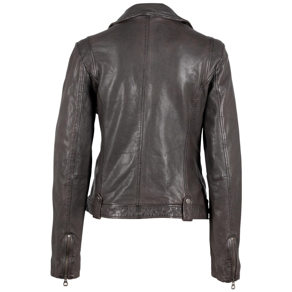 Geaca de Piele Dama Mauritius Antracit GWFaible Geaca de Piele Dama Mauritius Antracit GWFaible - readytowear.ro