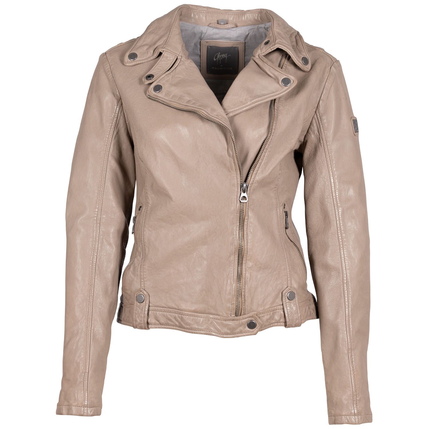 Geaca de Piele Dama Mauritius Bej GWFaible – Black Friday Geaca de Piele Dama Mauritius Bej GWFaible – Black Friday