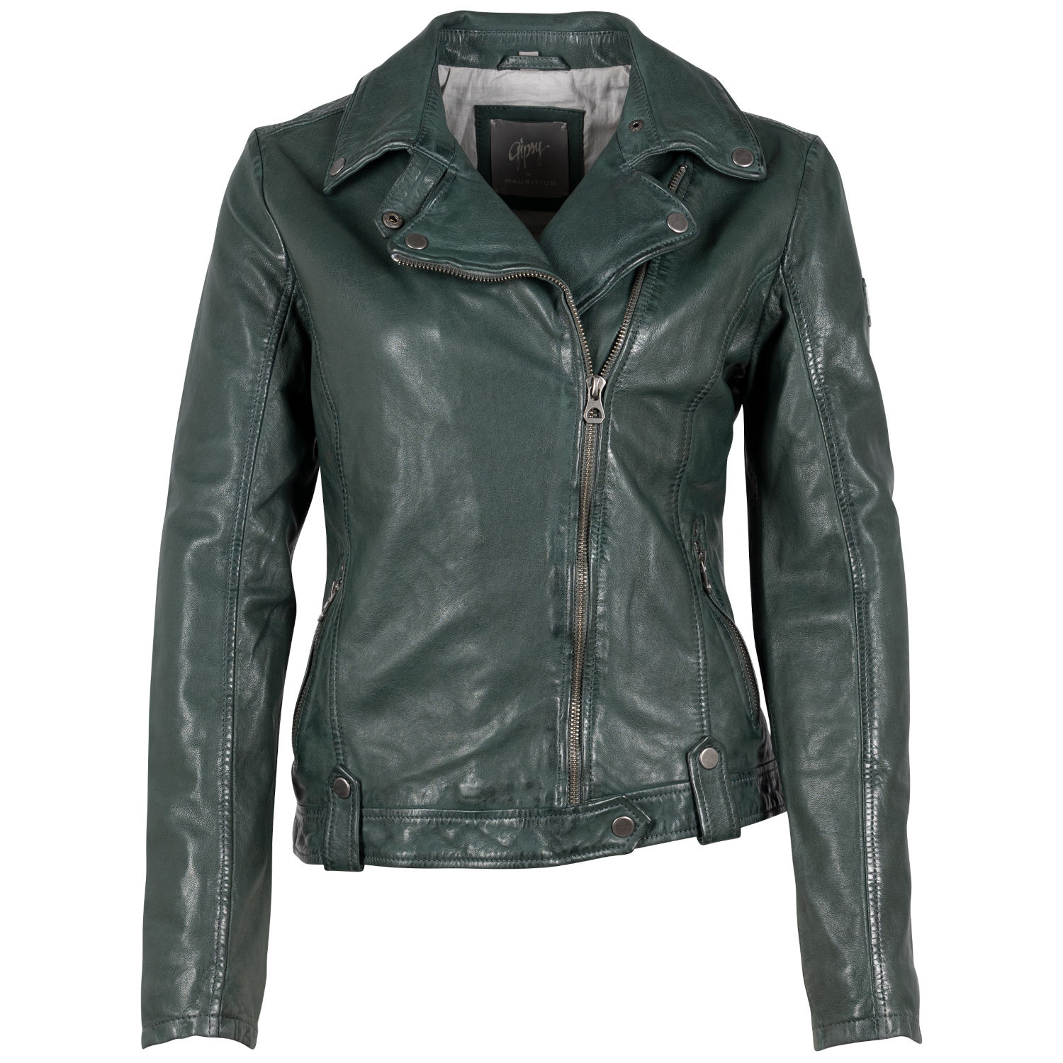 Geaca de Piele Dama Mauritius Verde Inchis GWFaible – Black Friday