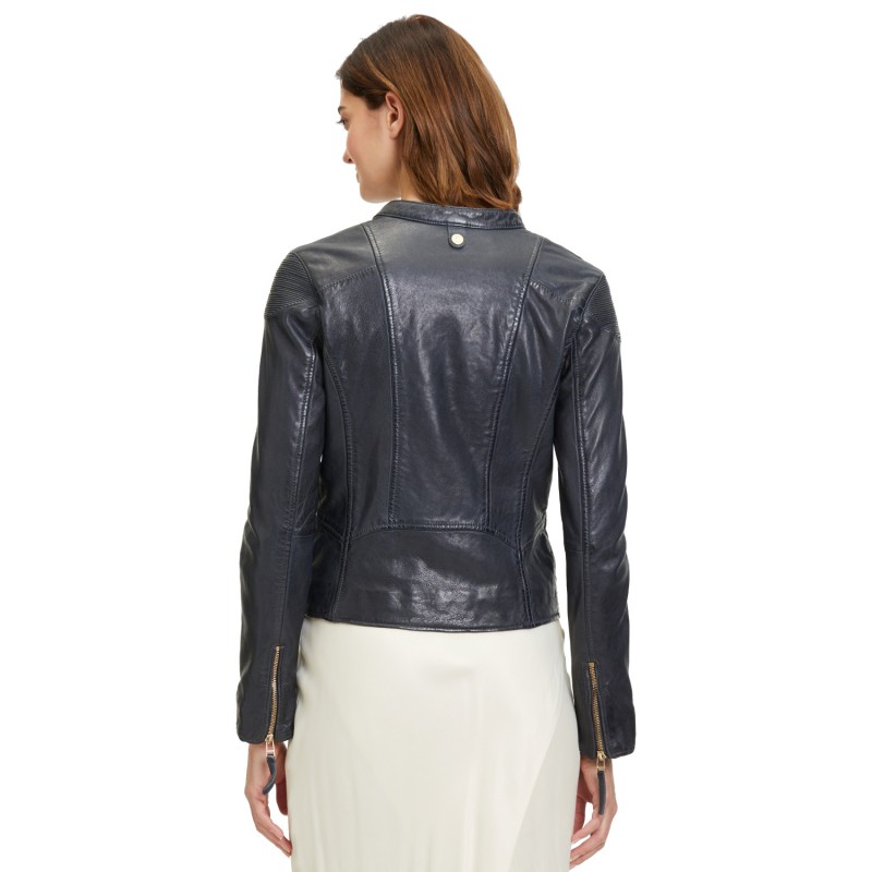 Geaca de Piele Dama Mauritius Albastru Inchis GWFjella – Geci de Piele Geaca de Piele Dama Mauritius Albastru Inchis GWFjella – Geci de Piele