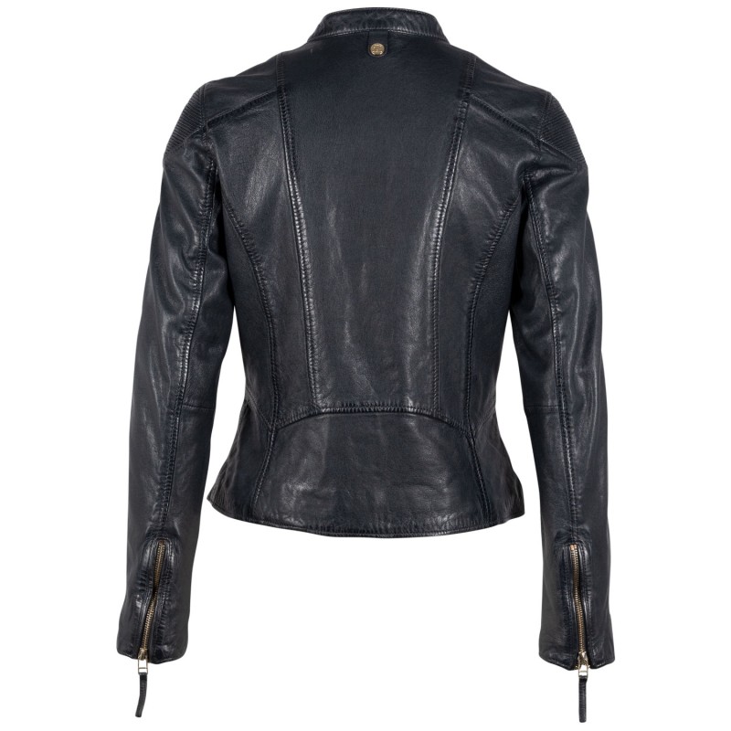 Geaca de Piele Dama Mauritius Albastru Inchis GWFjella – Geci de Piele Geaca de Piele Dama Mauritius Albastru Inchis GWFjella – Geci de Piele