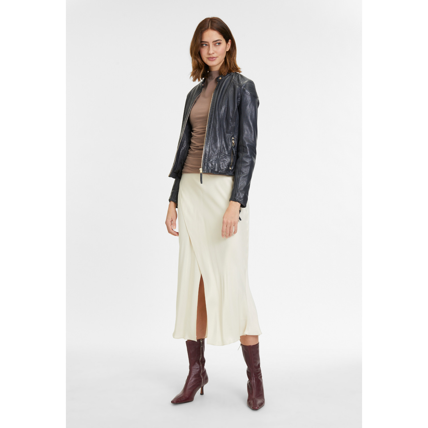 Geaca de Piele Dama Mauritius Albastru Inchis GWFjella – Geci de Piele Geaca de Piele Dama Mauritius Albastru Inchis GWFjella – Geci de Piele