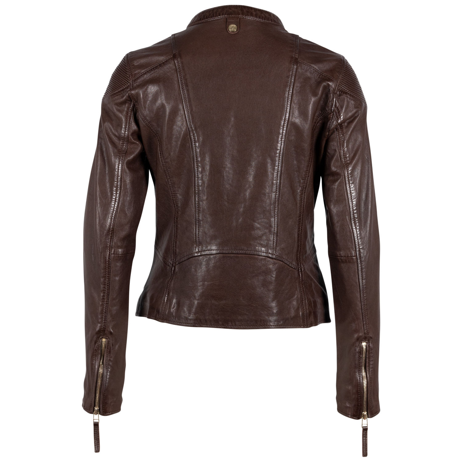 Geaca de Piele Dama Mauritius Castanie GWFjella – Geci de Piele