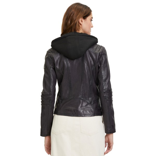 Geaca de Piele Dama Mauritius Mov Inchis GWFlura