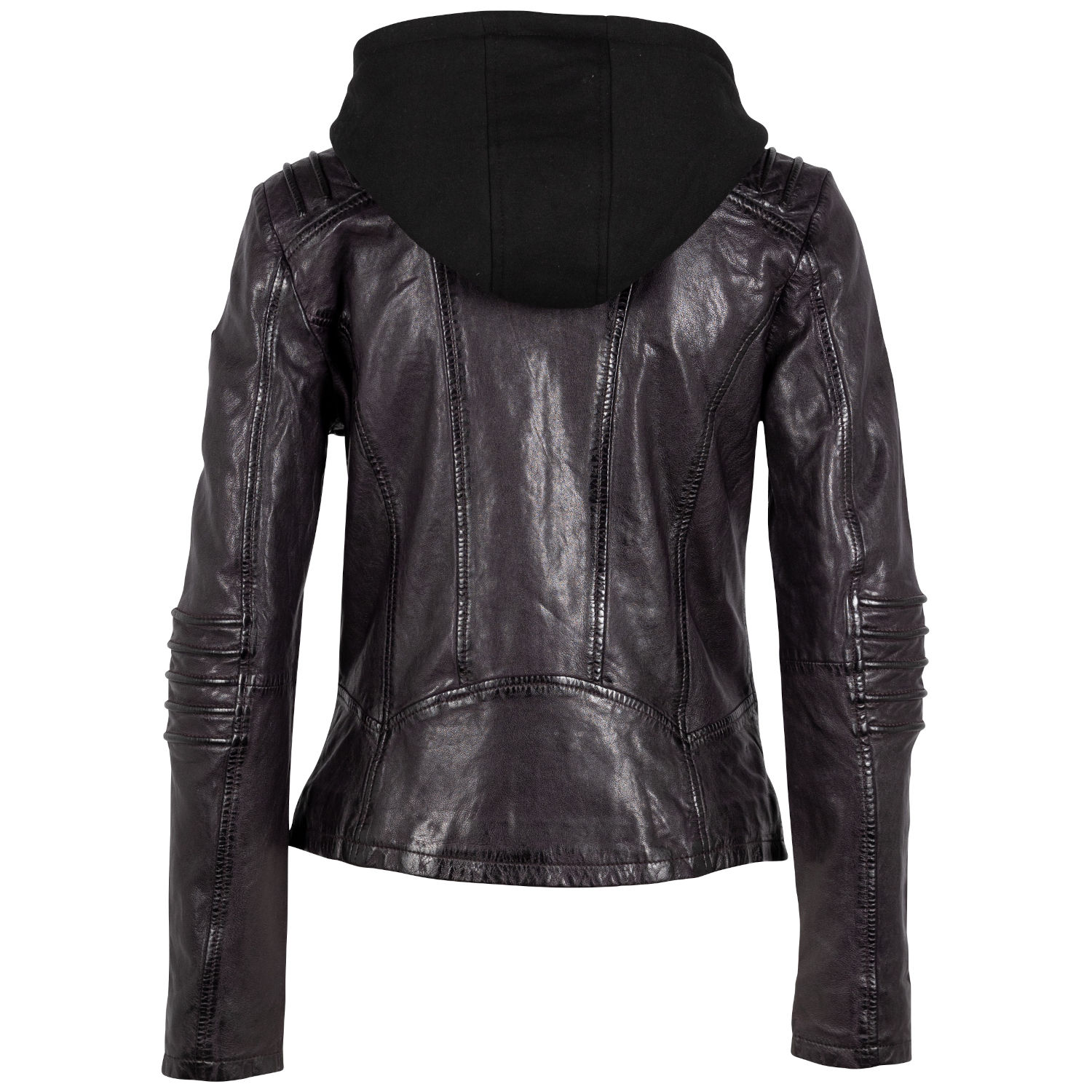 Geaca de Piele Dama Mauritius Mov Inchis GWFlura – Black Friday