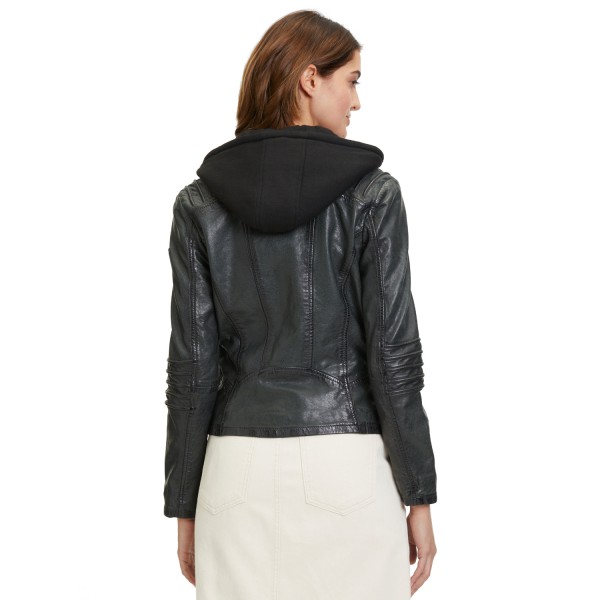 Geaca de Piele Dama Mauritius Verde Inchis GWFlura