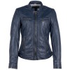 Geaca de Piele Dama Mauritius Bleumarin GWJanka – Geci de Piele