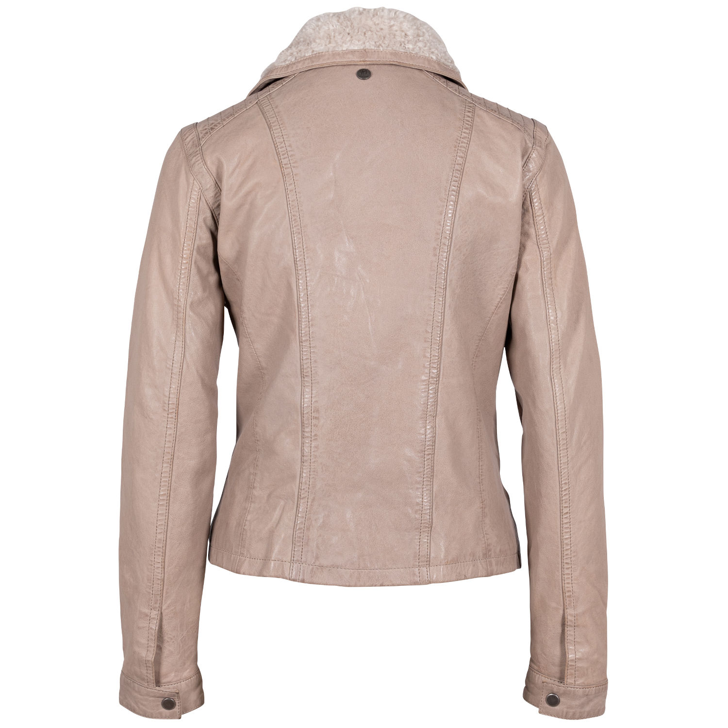 Geaca de Iarna din Piele Dama Mauritius Gri GWJolanda – Black Friday