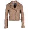 Geaca de Piele Dama Mauritius Bej GWJulene Geaca de Piele Dama Mauritius Bej GWJulene - readytowear.ro