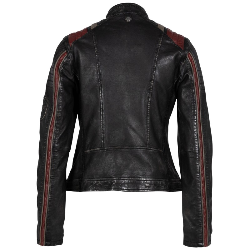 Geaca de Piele Dama Mauritius Neagra GWLeesa 2 – Black Friday